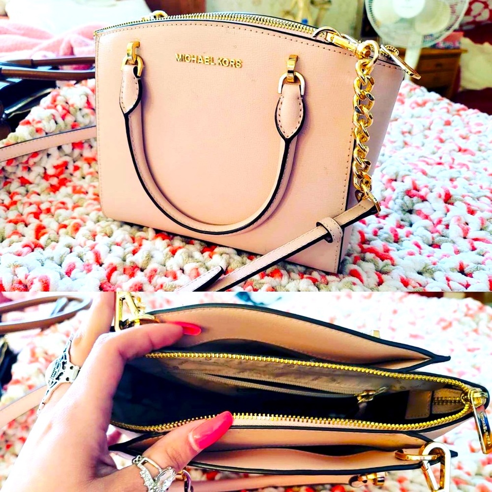 Michael kors handbag with cross body strap